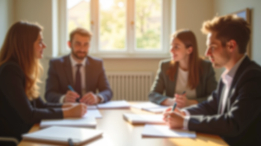 Beginnende studenten die fundamentele Spaanse grammatica leren aan tafels in een klaslokaal met lichte inrichting